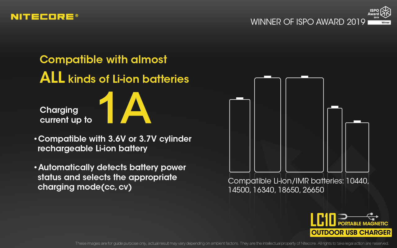 Nitecore LC10 USB Outdoor Light Charger