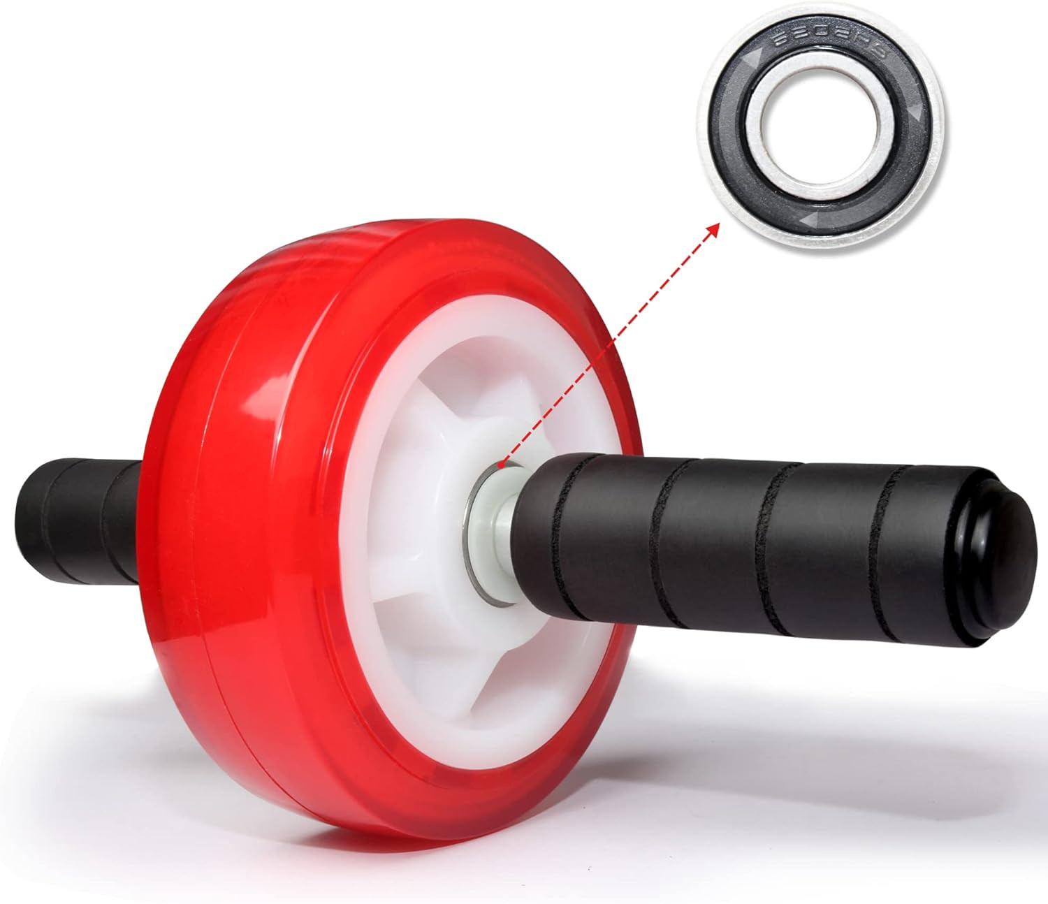 Ab Roller Wheel, Core Exercise Equipment - 880 Lbs Weight Capacity, No Noise Ab