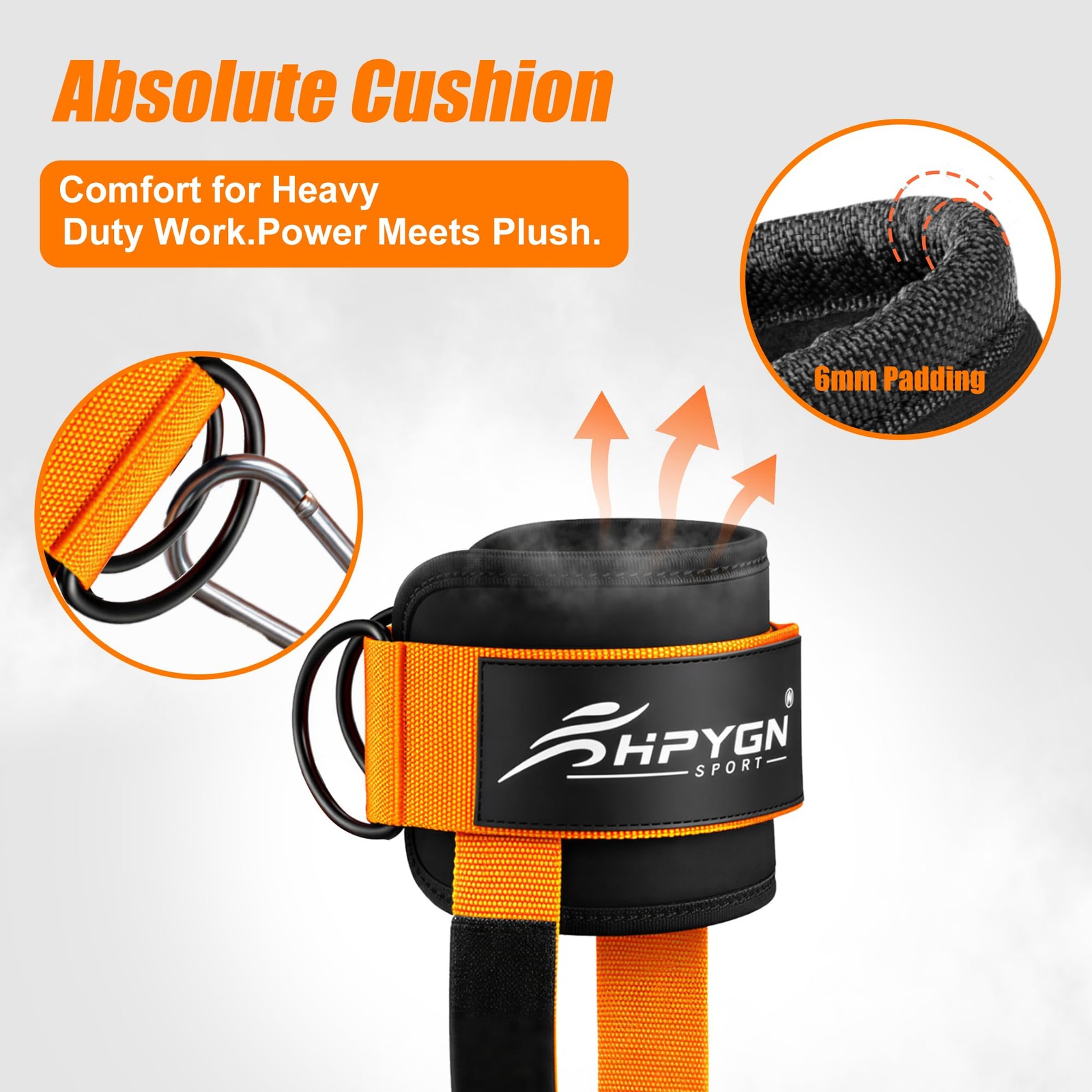HPYGN Ankle Strap for Cable Machine, Padded Ankle Straps for Cable Machine Kic