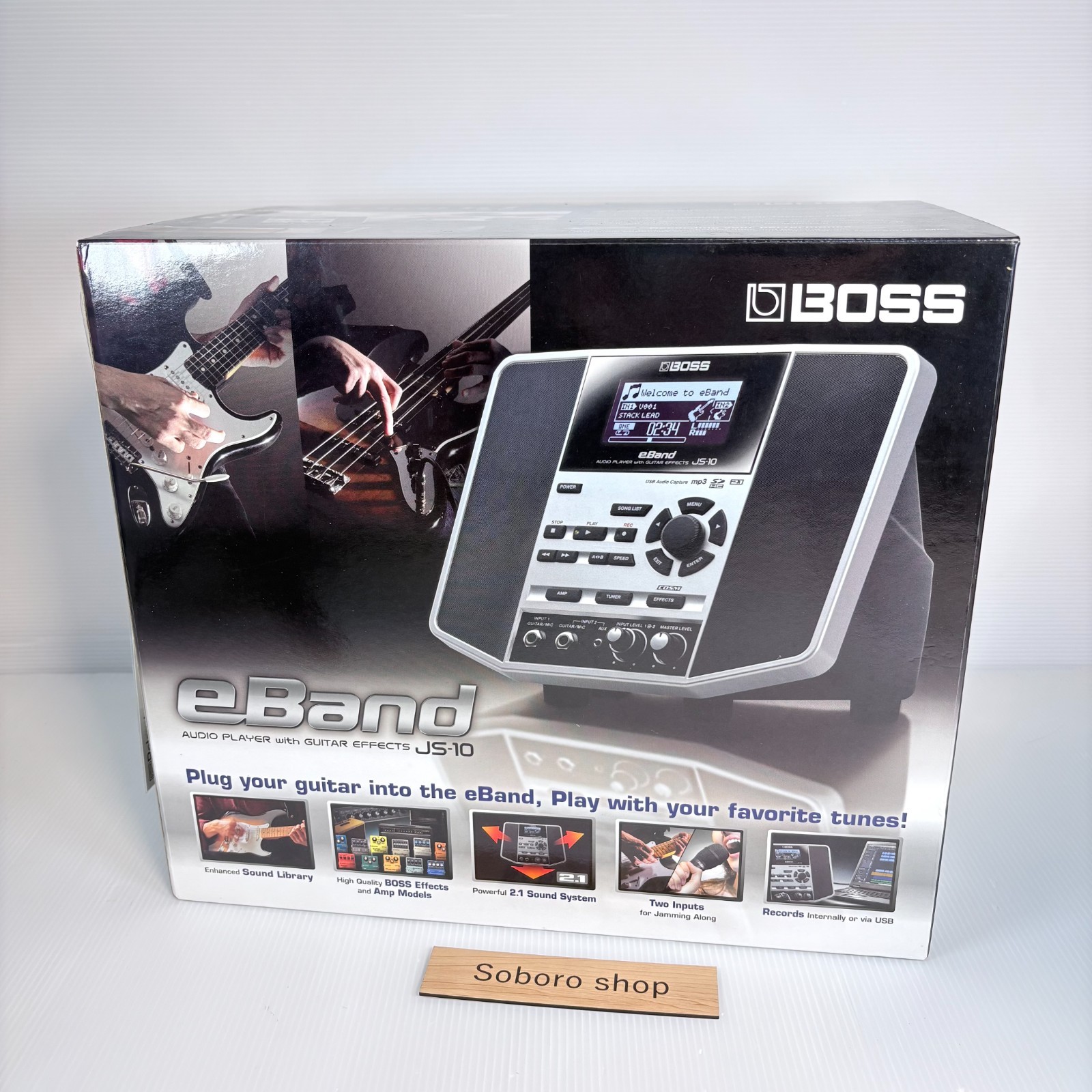 BOSS JS-10 Guitar Effects Processor Audio Player Recorder Used Tested