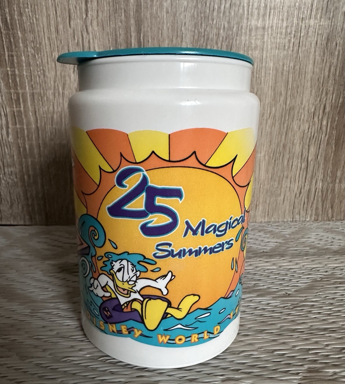 Vintage Walt Disney World 25th AnniversaryTravel Mug (1997)