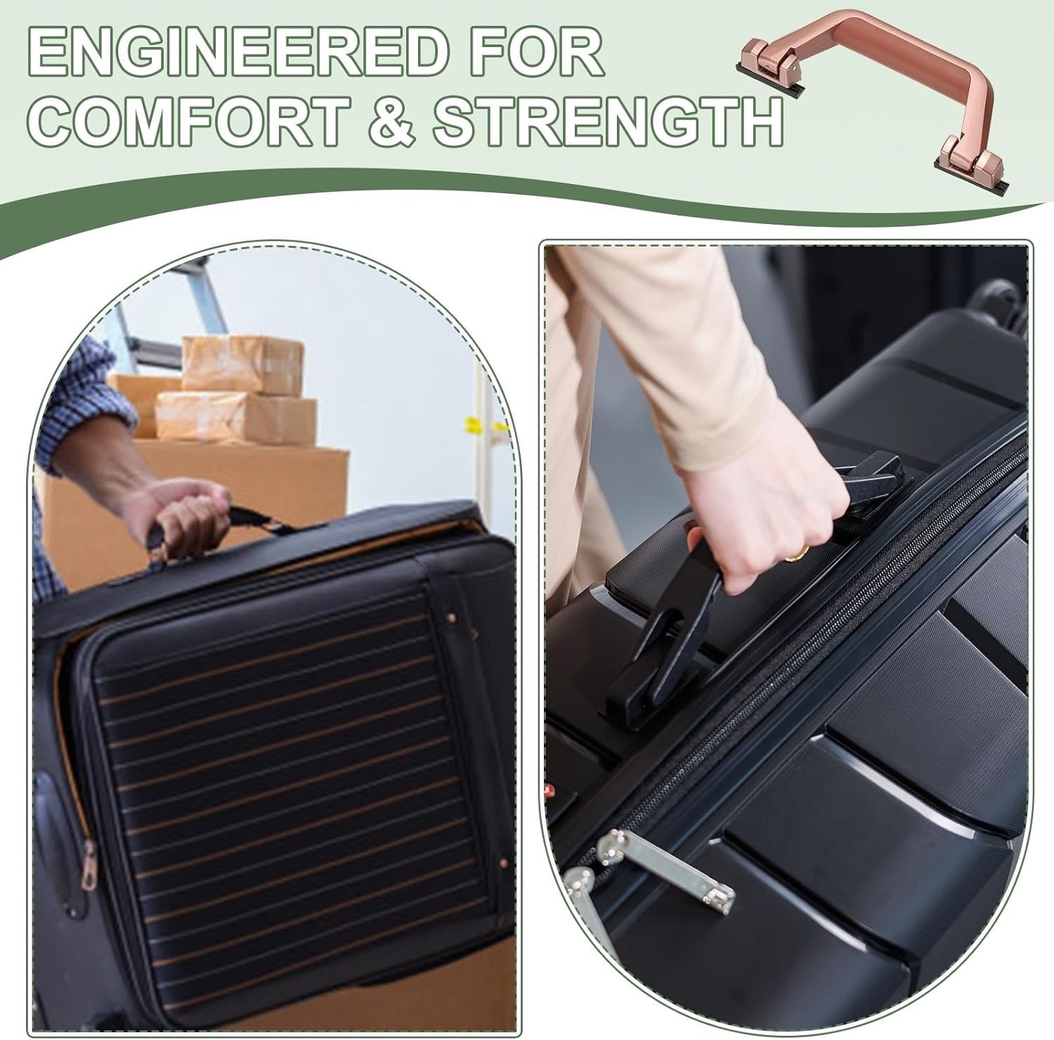 Luggage Handle Replacement, Suitcase Handle Replacement, Spare Strap Grip - F...