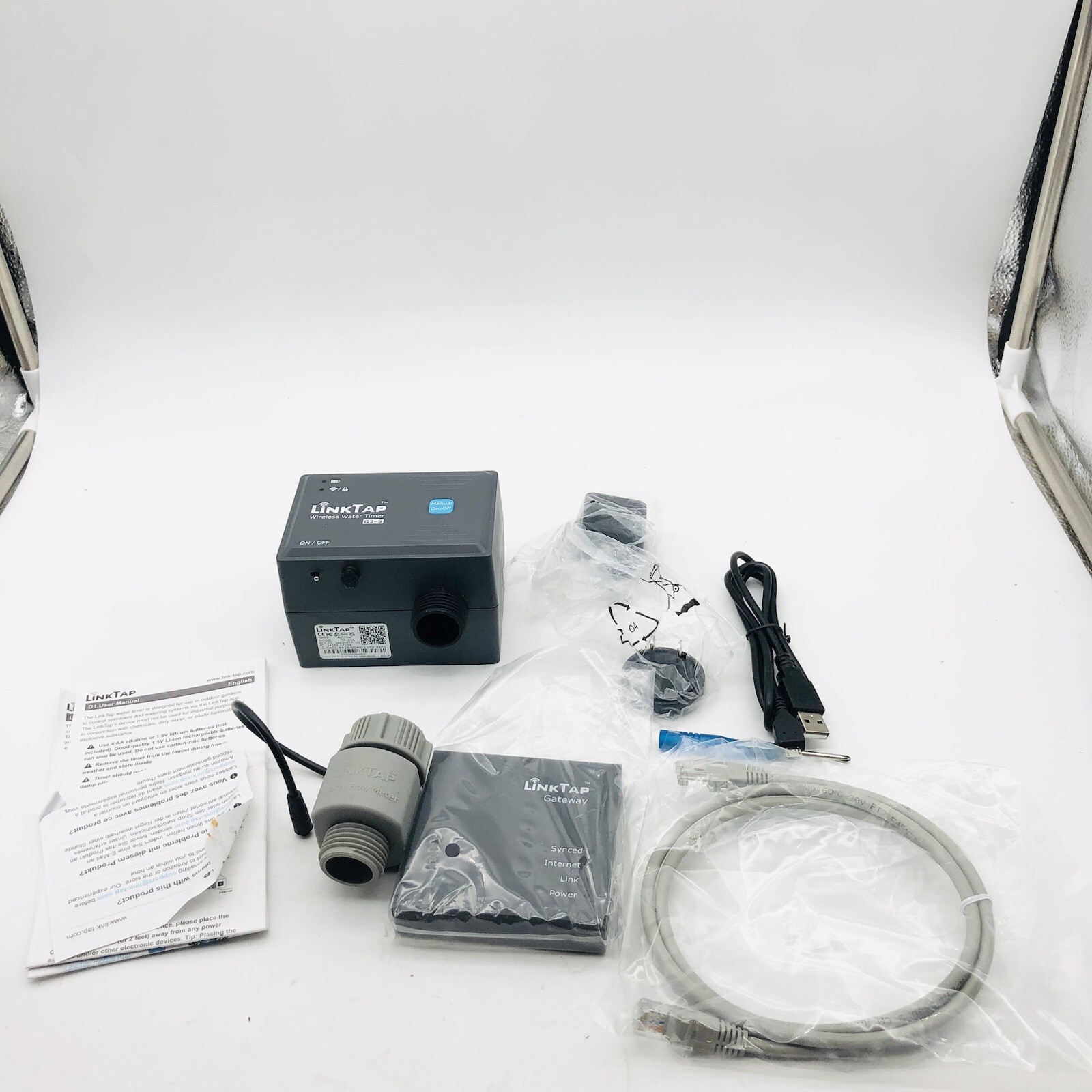 LinkTap G2S Smart Water Timer & Gateway, Greater Range Than WiFi Hose Timer