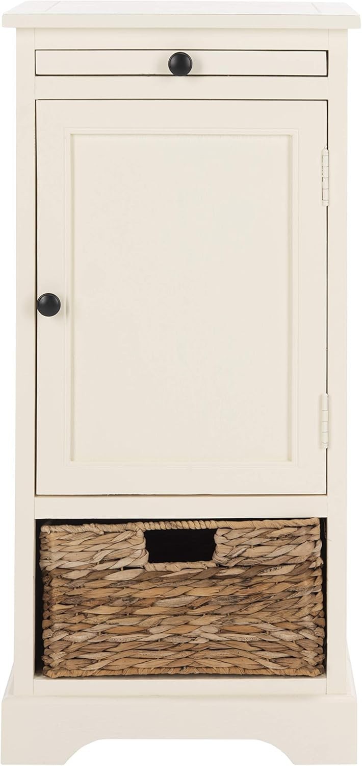 American Homes Collection Raven Vintage Grey Tall Storage Unit