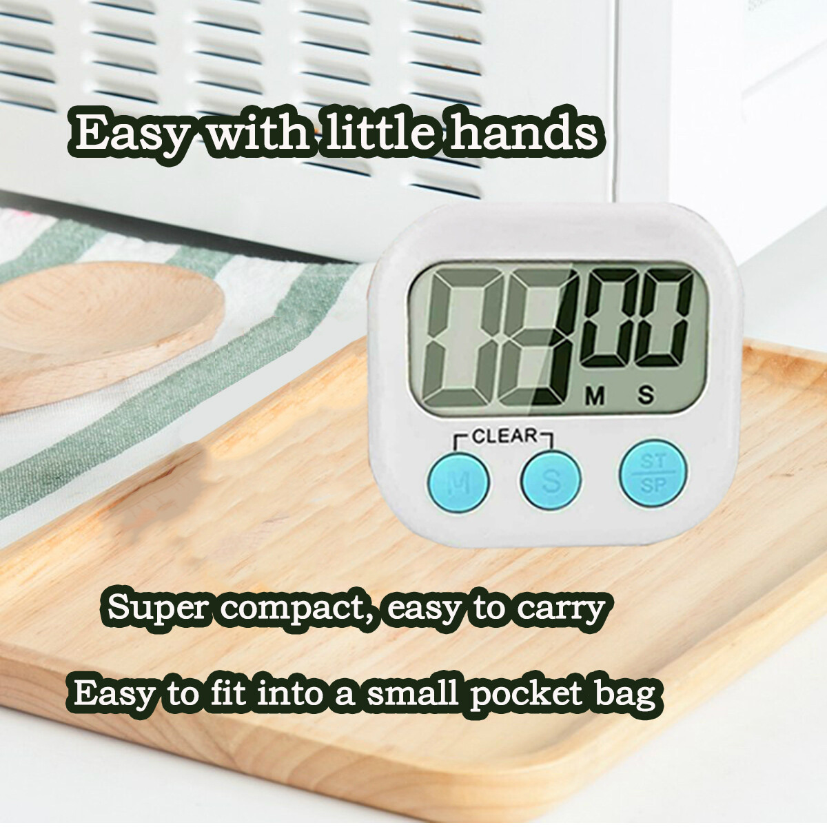 Digital Kitchen Timer Magnetic Countdown Timer Multifunctional positive Teacher