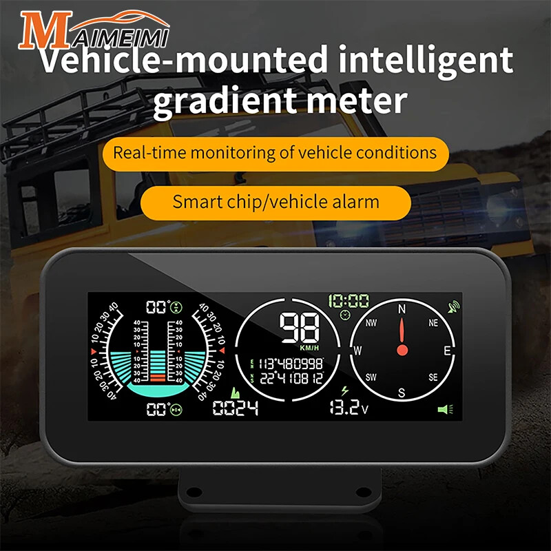 M60 Digital Speed Slope Meter Inclinometer M50 With GPS Speedometer Compass