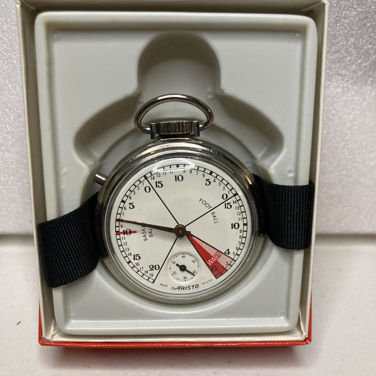 Vintage ARISTO Sports Timer Stop Watch Football Basketball Stop Clock -New!!