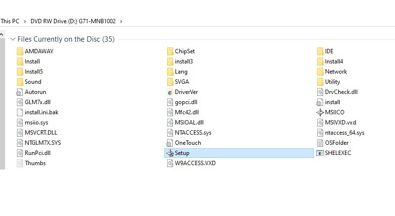 MSI DRIVERS & UTILITIES CDROM FOR VISTA