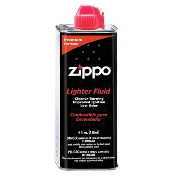 Zippo 4oz Fuel Fluid 1 Flint & 1 Wick Value pack Combo