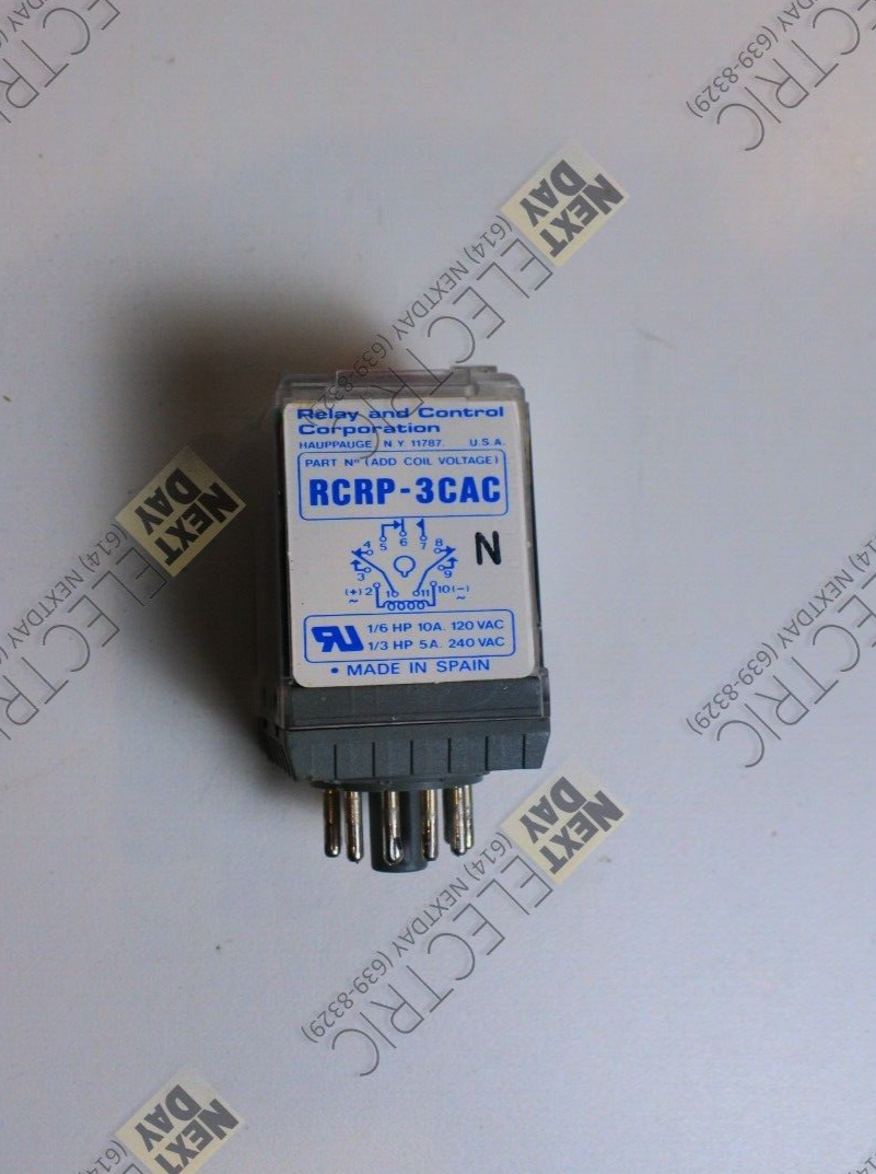 Relay and Control Corp, RCRP-3CAC, Relay