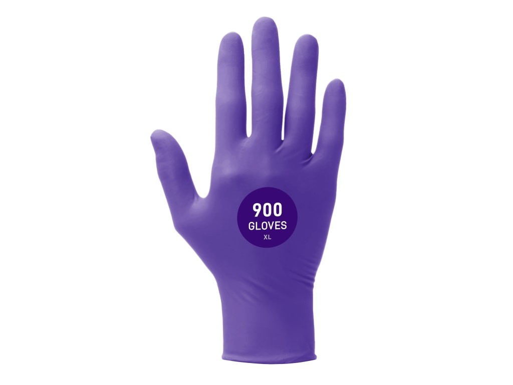 Kimberly-Clark 55084 - Exam Glov es__ X-LargePurple Ni