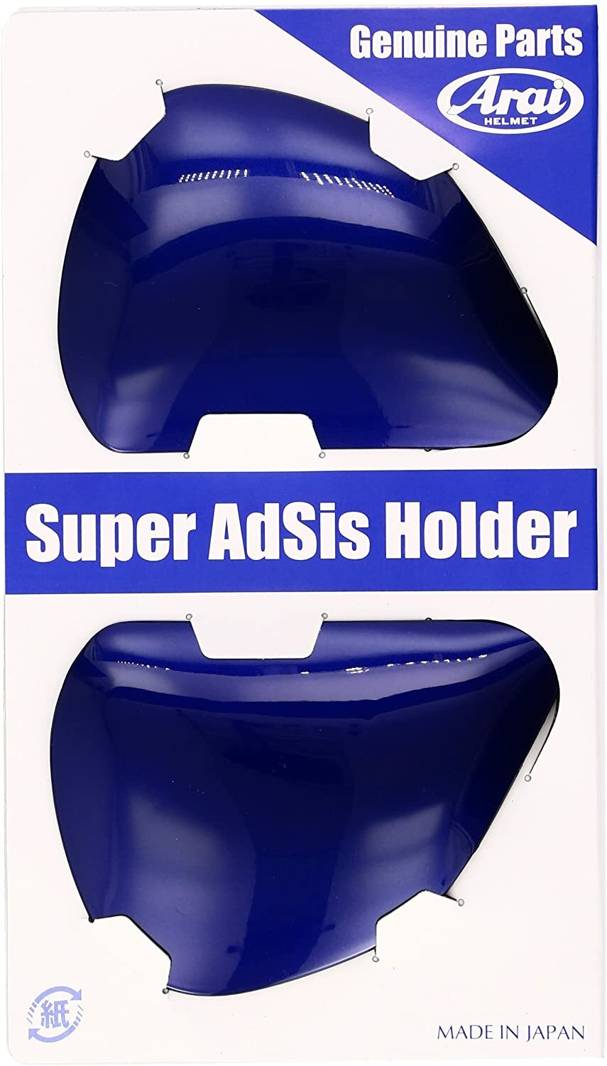 Arai Helmet Shield Visor Side Pod Cover Holder SET Malibu Blue 023900