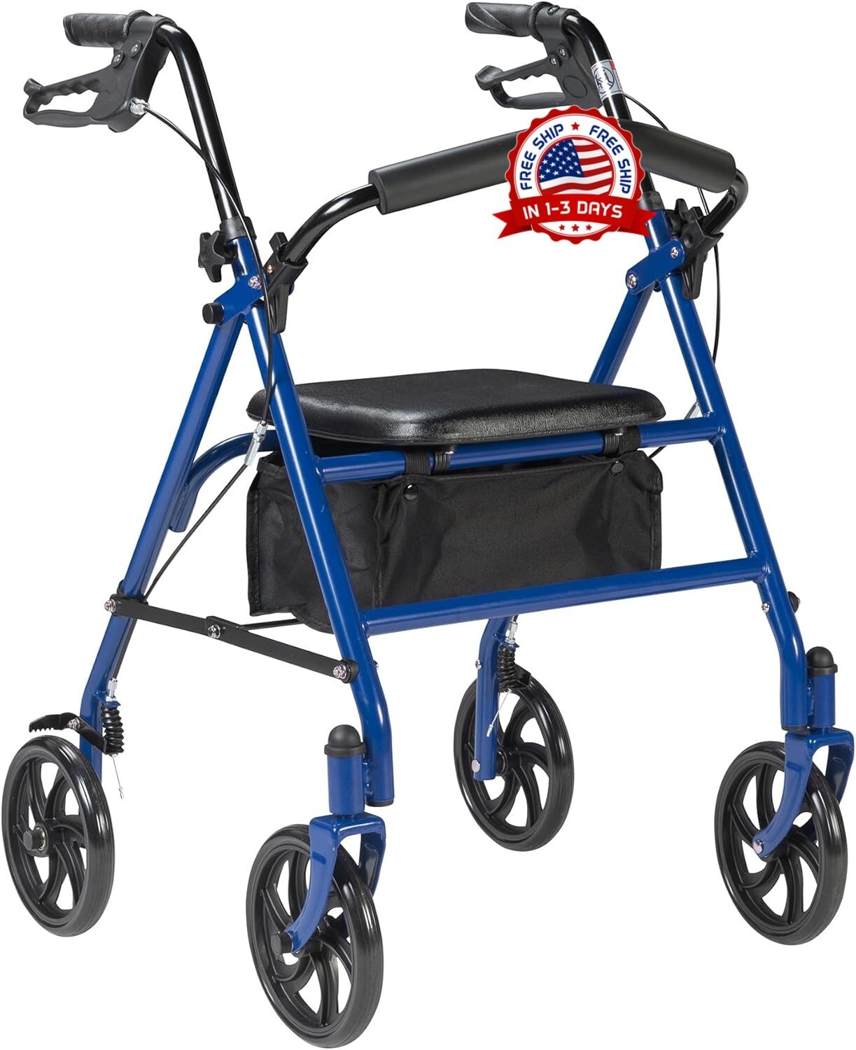 Andador para adulto con ruedas frenos y silla andadores asiento mayores ancianos
