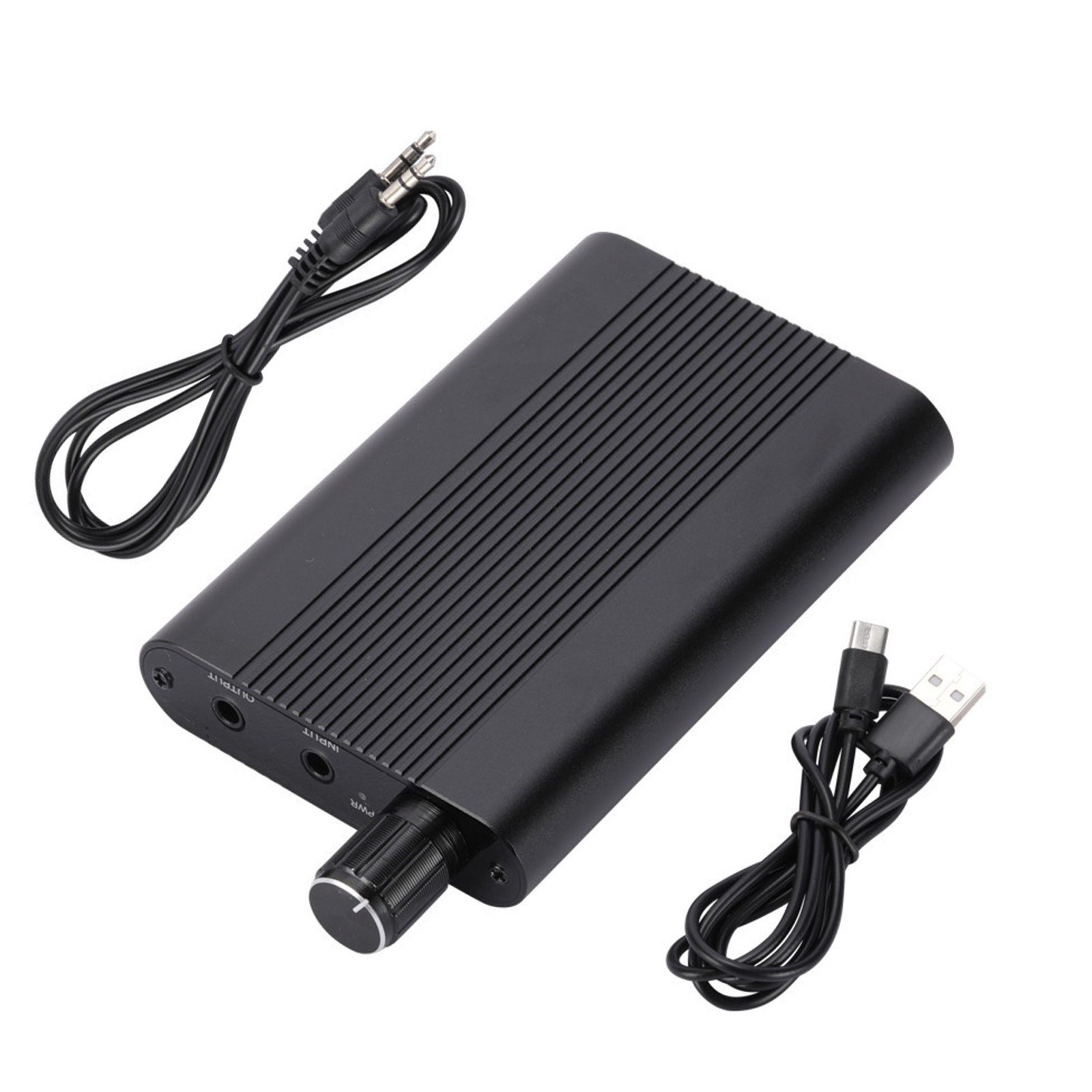 New Universal Portable HiFi Headphone Amplifier Amp 3.5mm AUX Stereo Audio Out