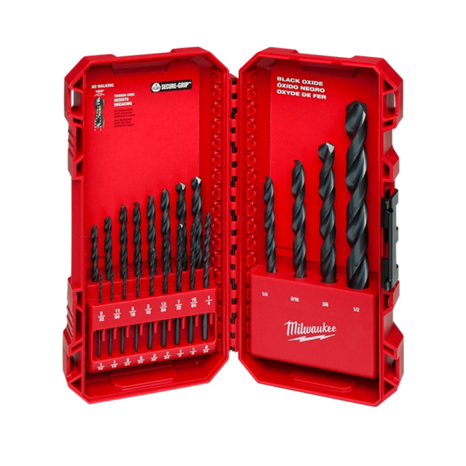 Milwaukee 48-89-2801 THUNDERBOLT Black Oxide Drill Bit Set - 21PC