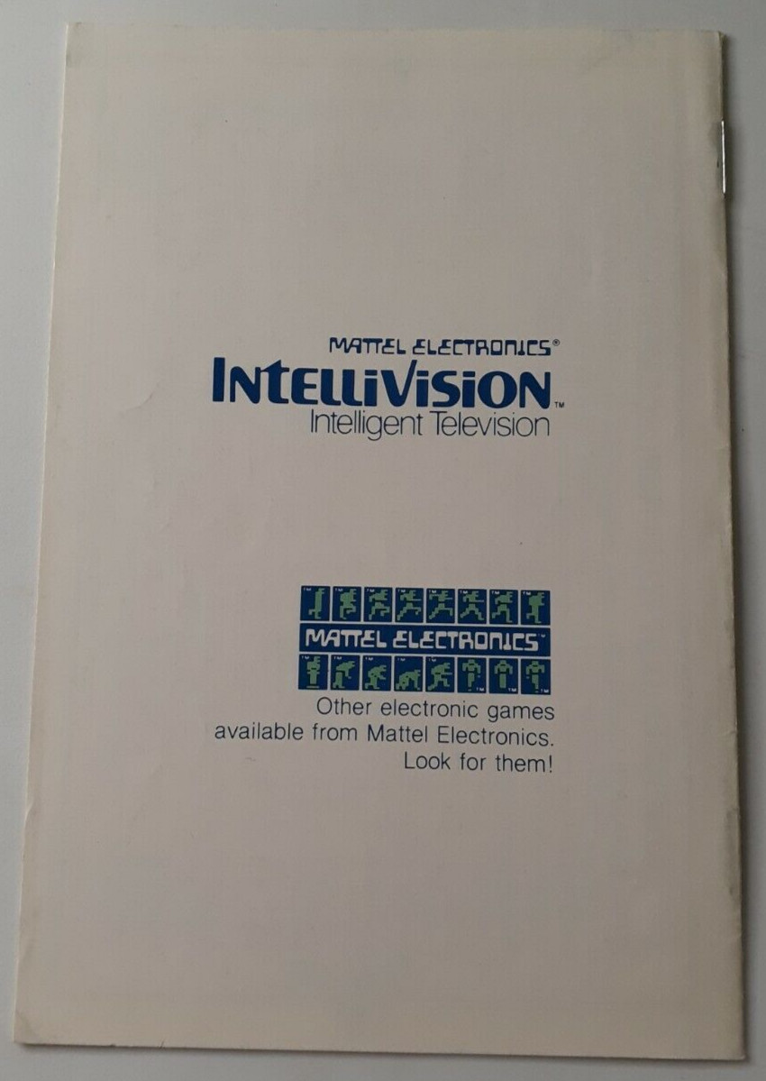 Mattel Electronics Intellivision 1981 Star Strike Instructions Manual