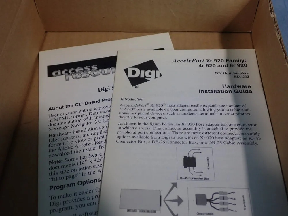DIGI SERIAL CARD 920-PCI