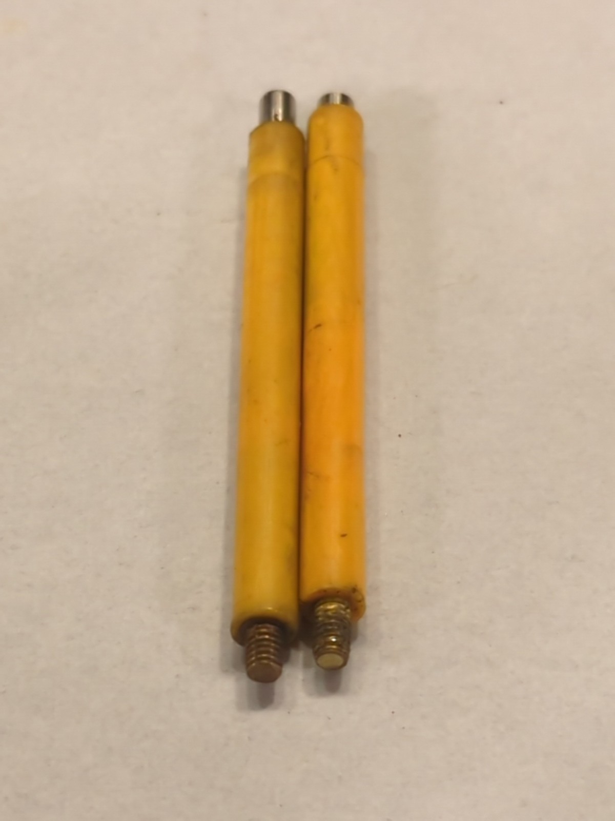 Vintage Threaded Dial Indicator Contact Point Magnetic Extensions (Qty 2)