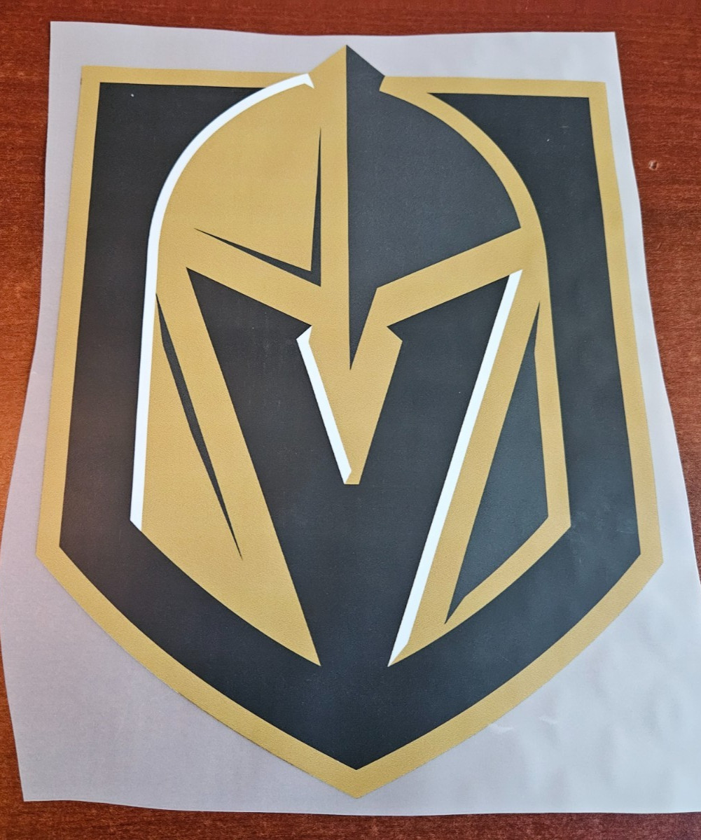 Vegas Golden Knights 10" DTF Heat Transfer Iron On FREE Shipping   (47)