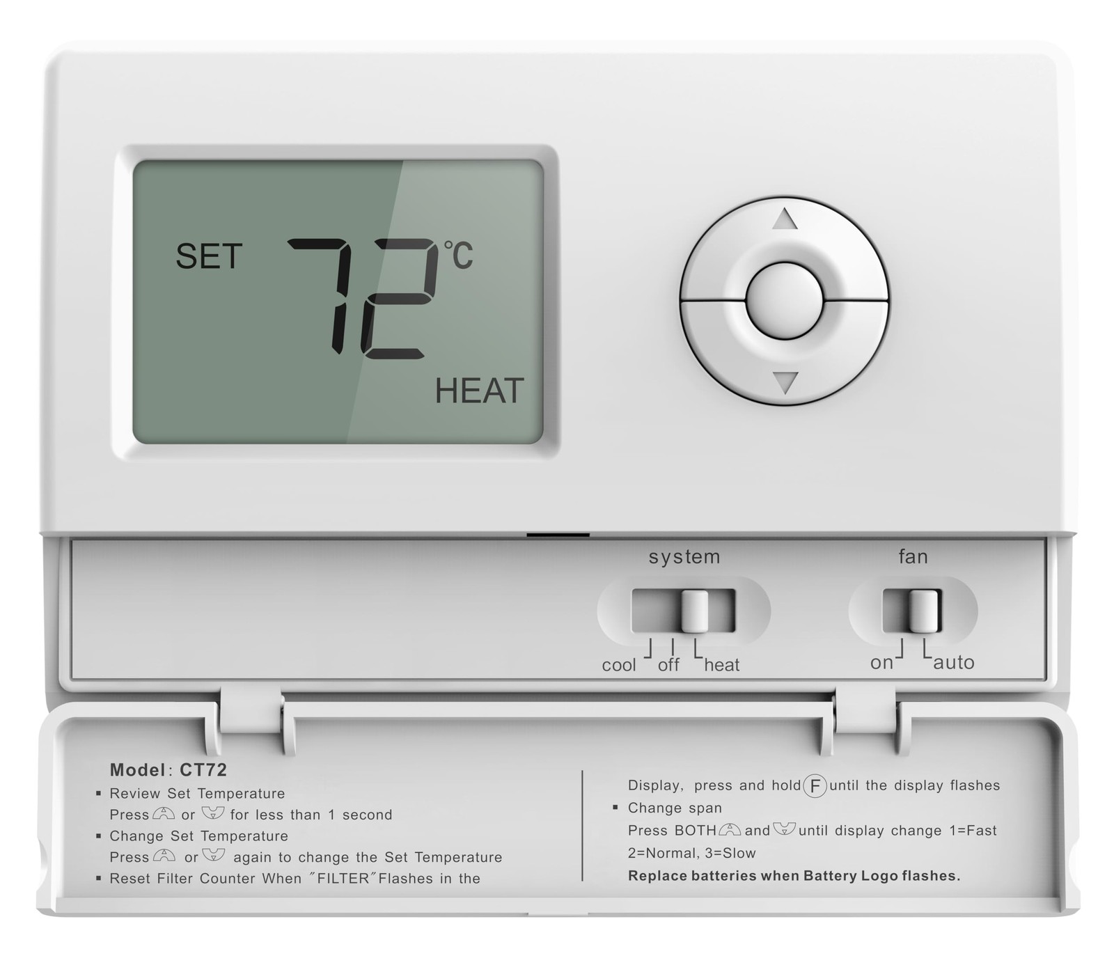 CT72 Basic Tamper Proof Thermostat