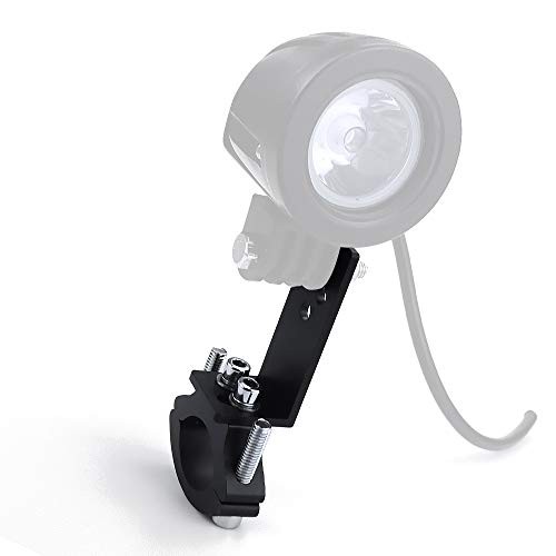 Biqing 2PCS Motorcycle Spotlight Mount Bracket Black,Universal Motorcycle Fog