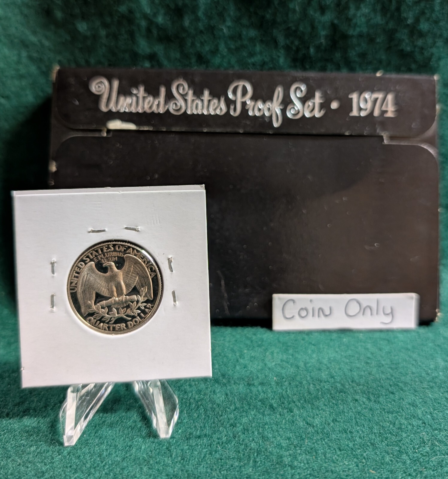 1974-S Washington Quarter Clad Proof from US Proof Set