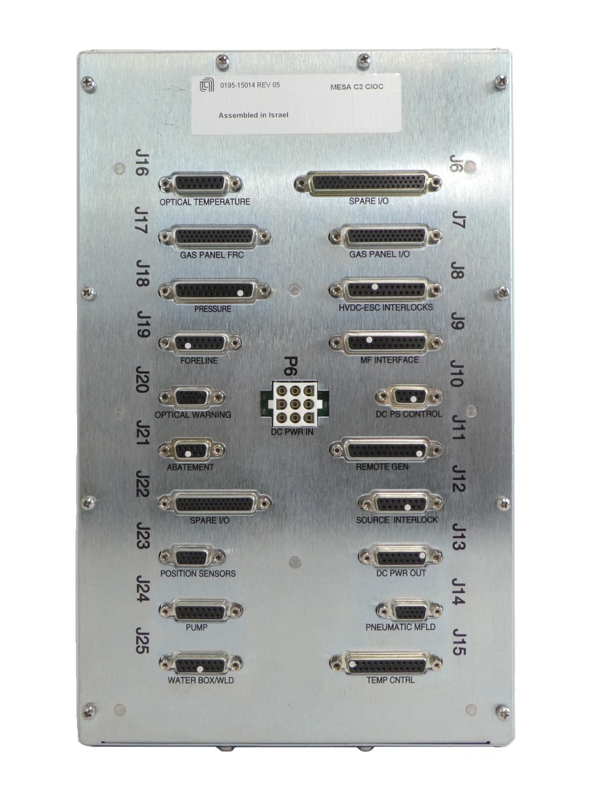 AMAT Applied Materials 0195-15014 Interface Module MESA C3 CIOC Producer Working