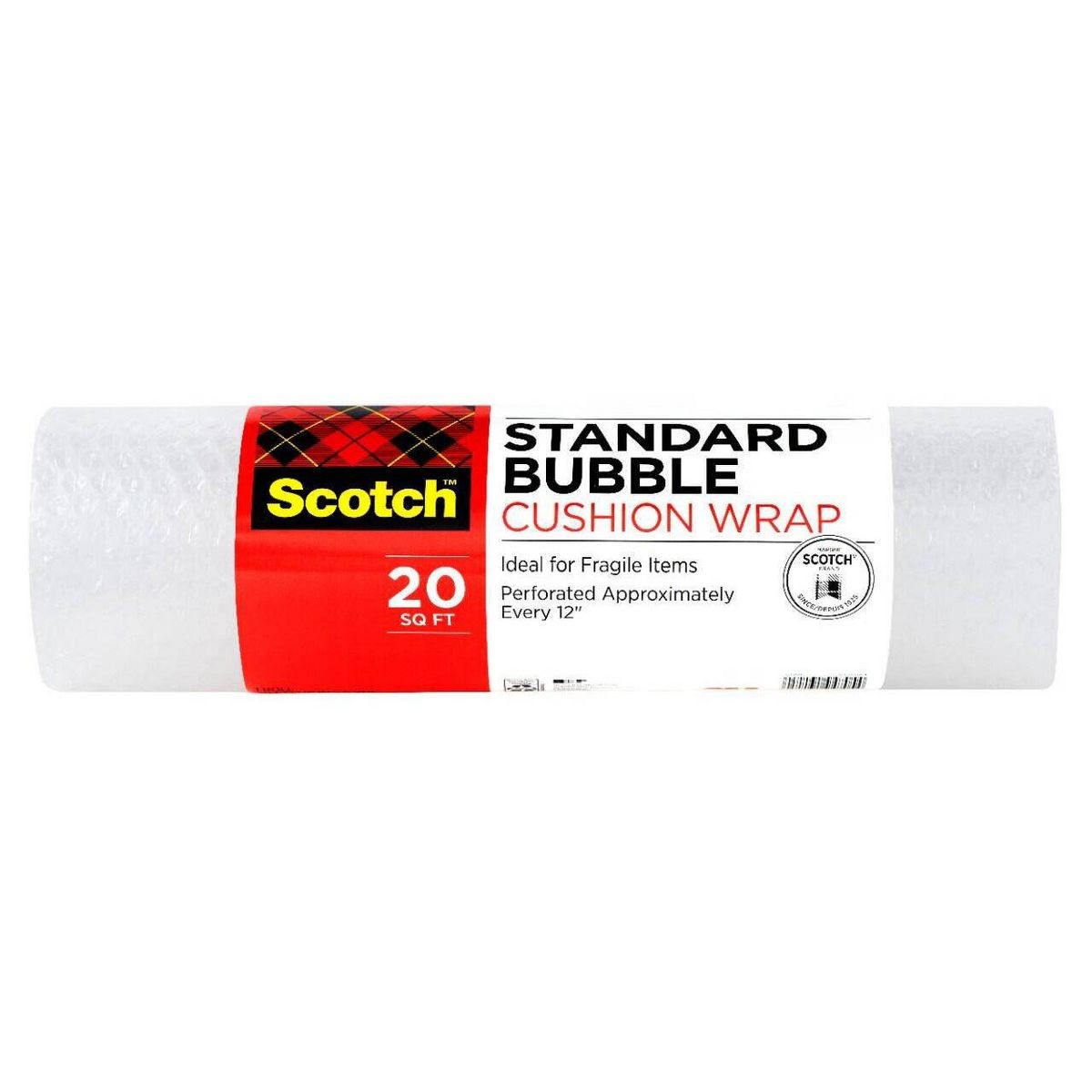 20 sq ft Clear Perforated Cushion Wrap 16" x 15' Protective Packing Supply Roll