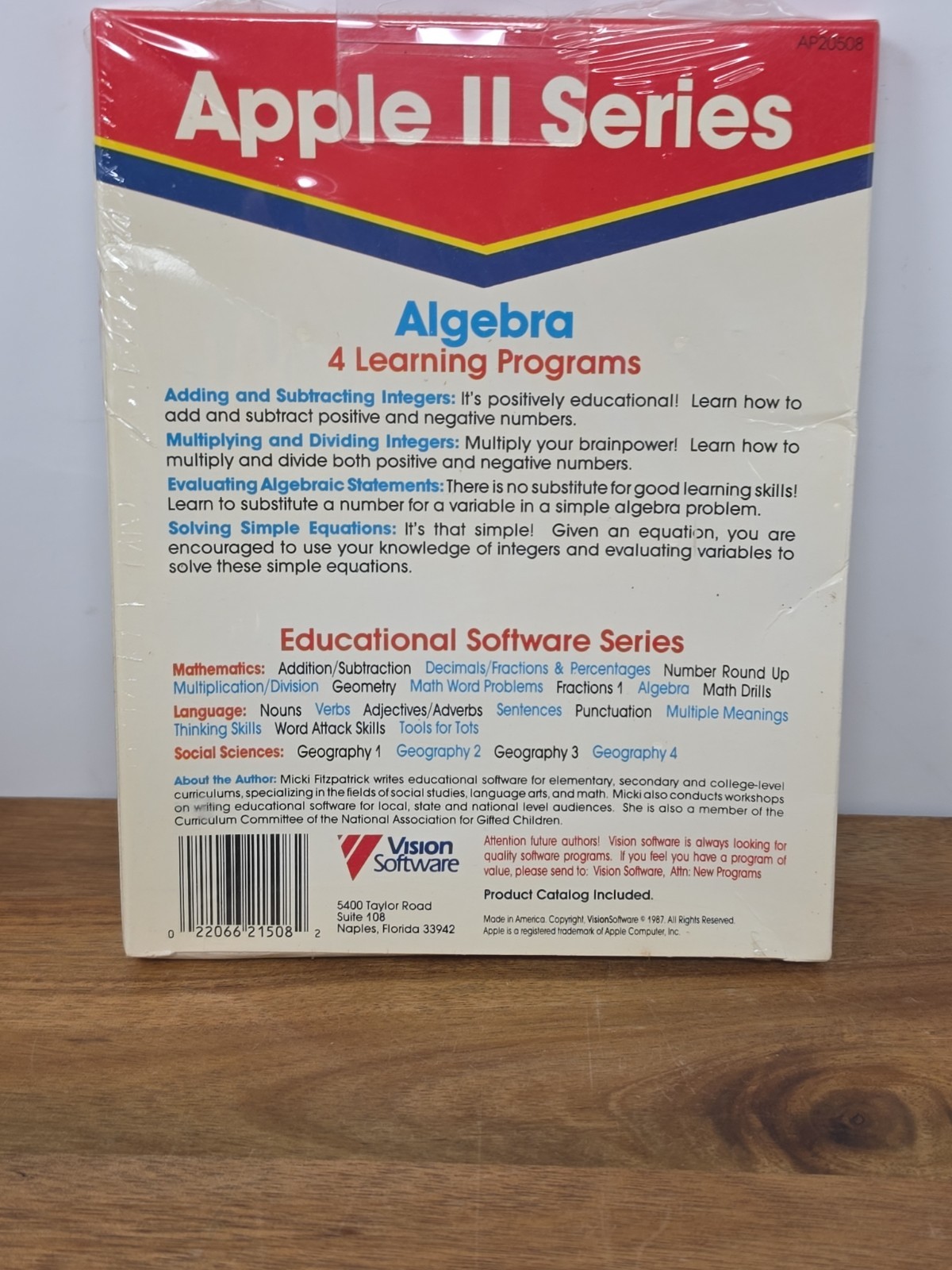 Vision Software Apple 2 Sentences