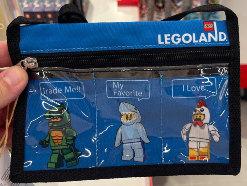 Lego Legoland California Crossbody Bag For Figurine New (Blue Color)