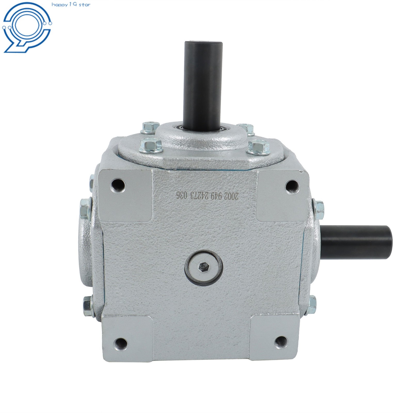 Dual Keyed Shaft Right Angle Gearbox 40 HP for Industrial Applications