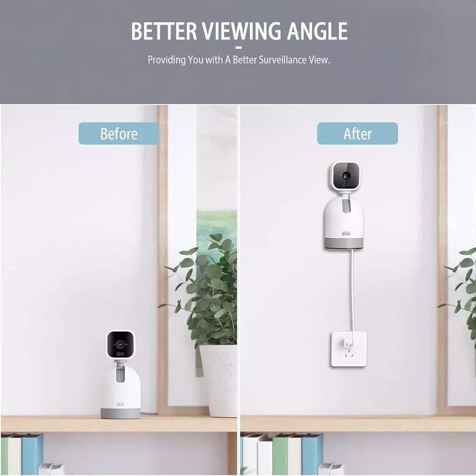 Blink Mini Pan-Tilt Rotating Indoor Smart Camera Housing/Mount Bracket