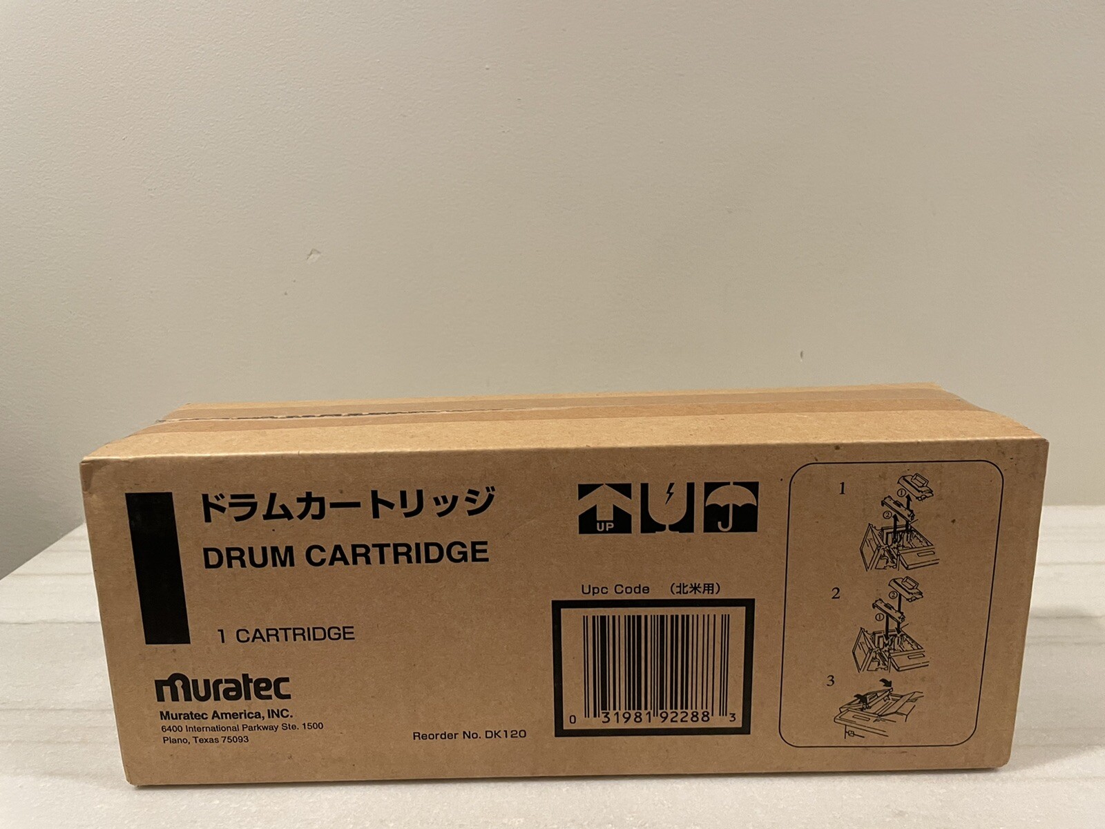 Muratec DK-120 Ink Cartridge Drum for Muratec NEW SEALED.