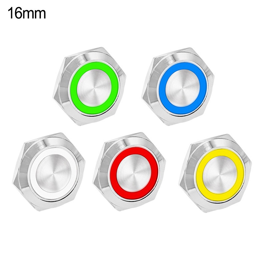 LED Light Push Button Switches Waterproof Design Suitable for Tight Spaces