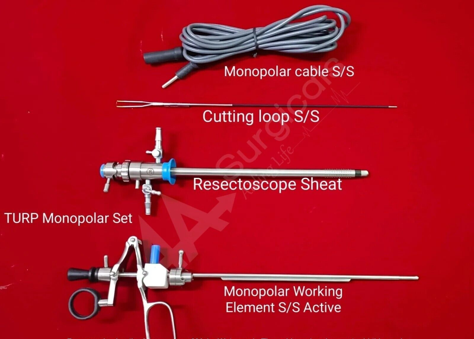 4A TURP Monopolar Active Single Stem Set