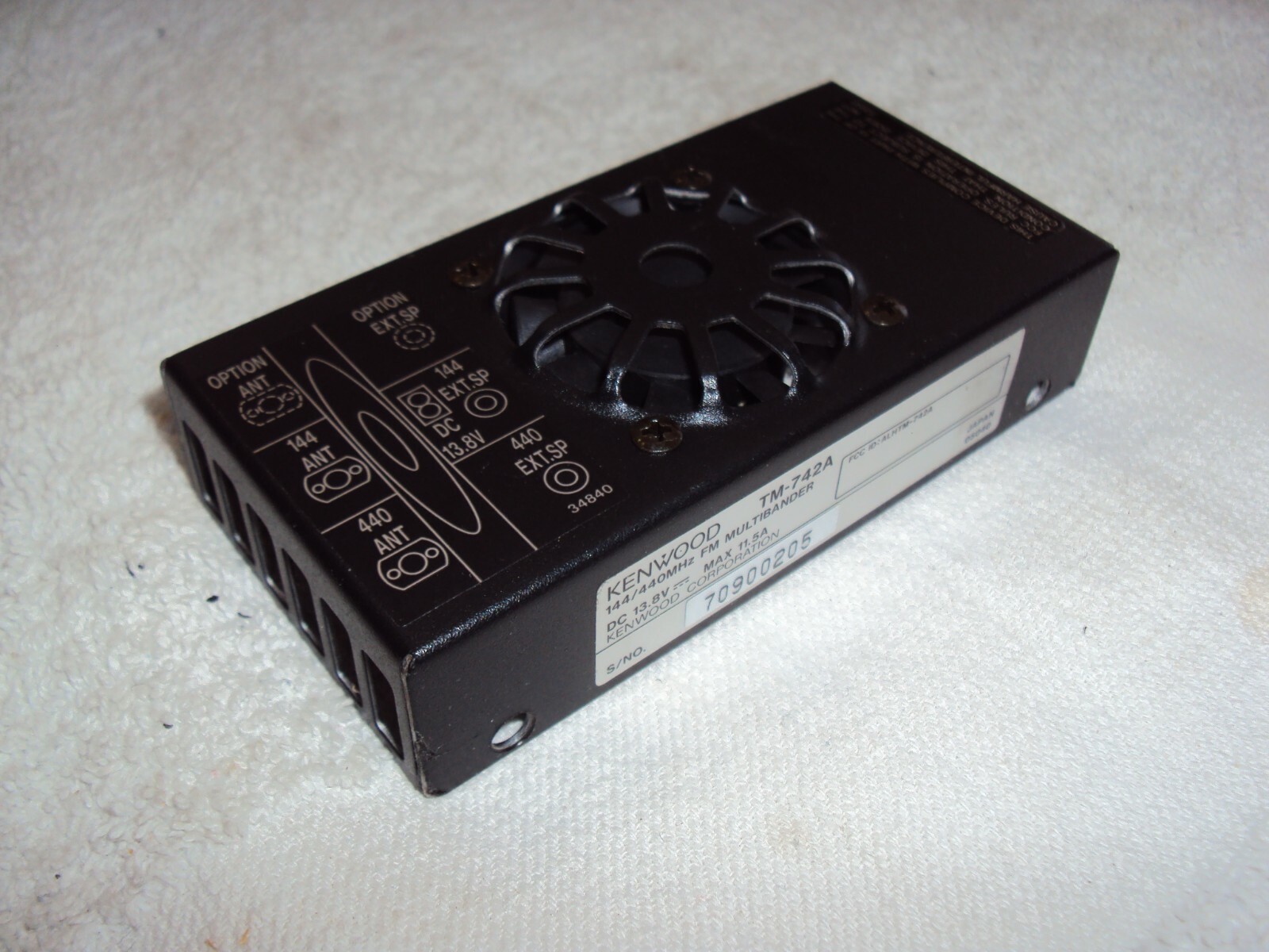 O.E.M. Kenwood TM-742A Fan Assembly - Working Pull