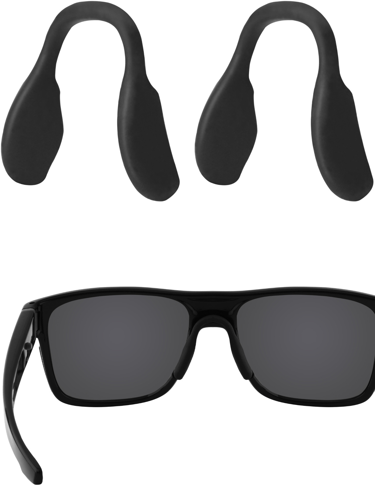 Replacement Nose Pads High Bridge Fit for-Oakley Split Shot OO9416 Sunglasses