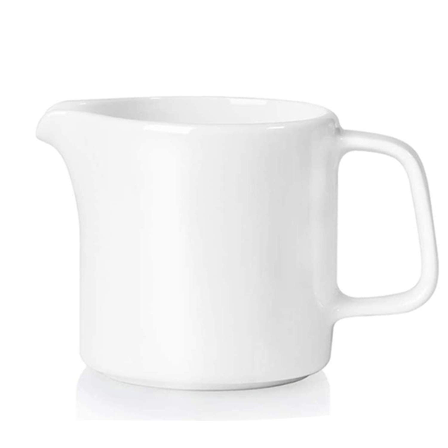 ONTUBE Ceramics Creamer,Porcelain Coffee Milk Creamer Pitcher with White