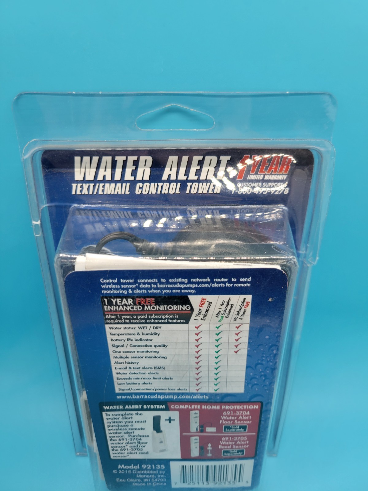 Barracuda Water Detector Text Email Control Tower 691-3703
