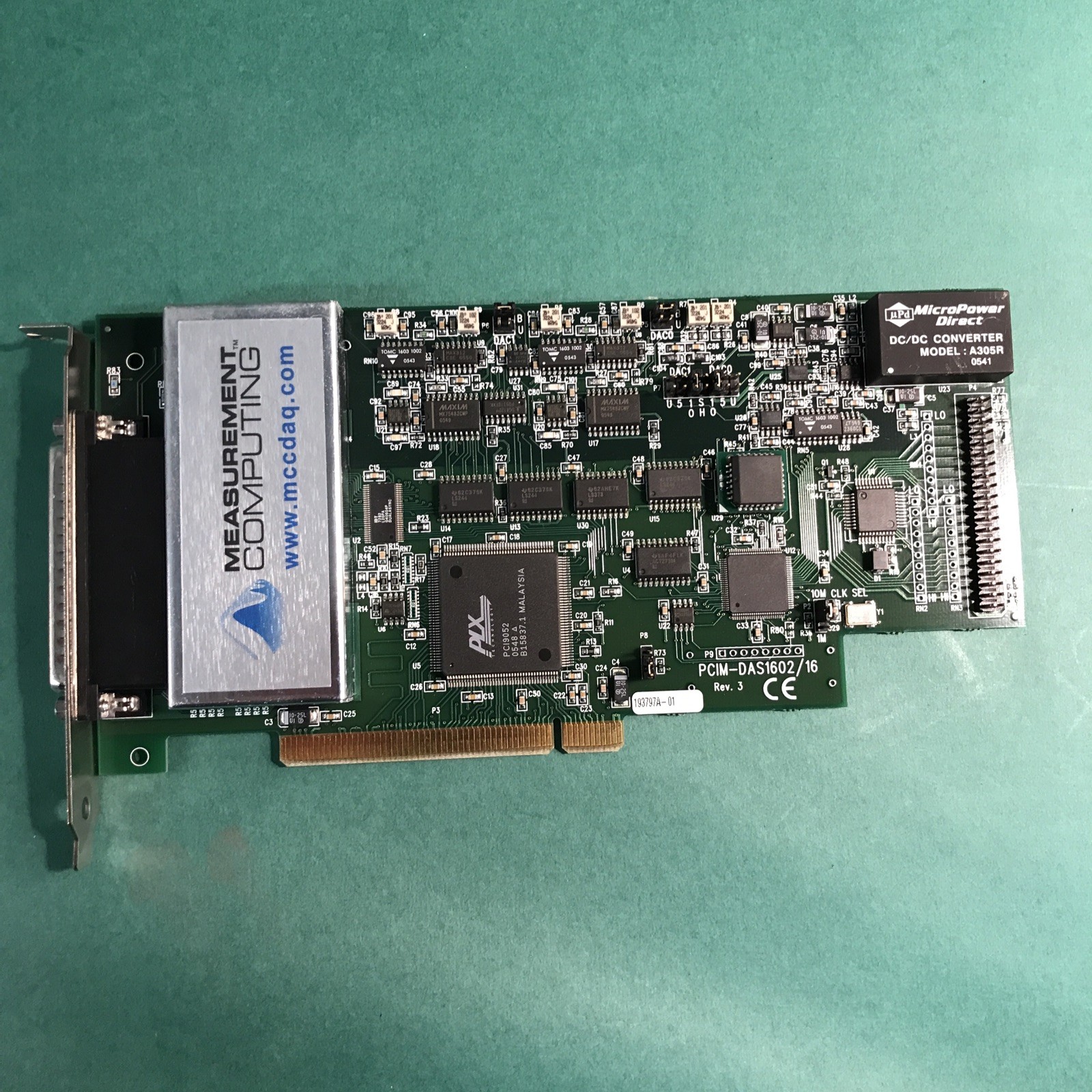 Measurement Computing PCIM-DAS1602/16 Acquisition card