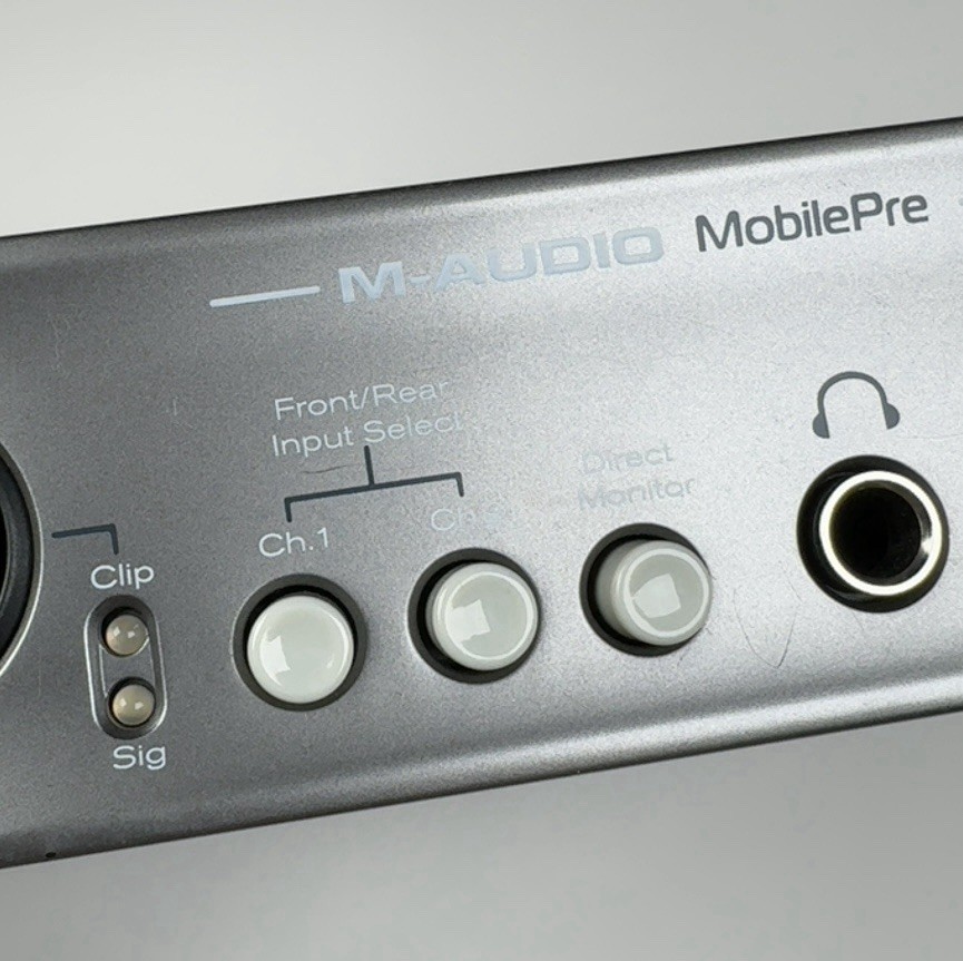 M-AUDIO MobilePre USB POWERED Audio Interface No Cords - Untested / For Parts