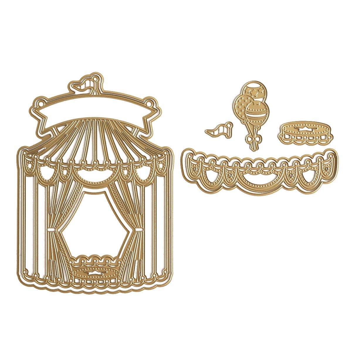 Anna Griffin Circus Tent 3D Dies, All Occasions, See Pictures for Ideas!