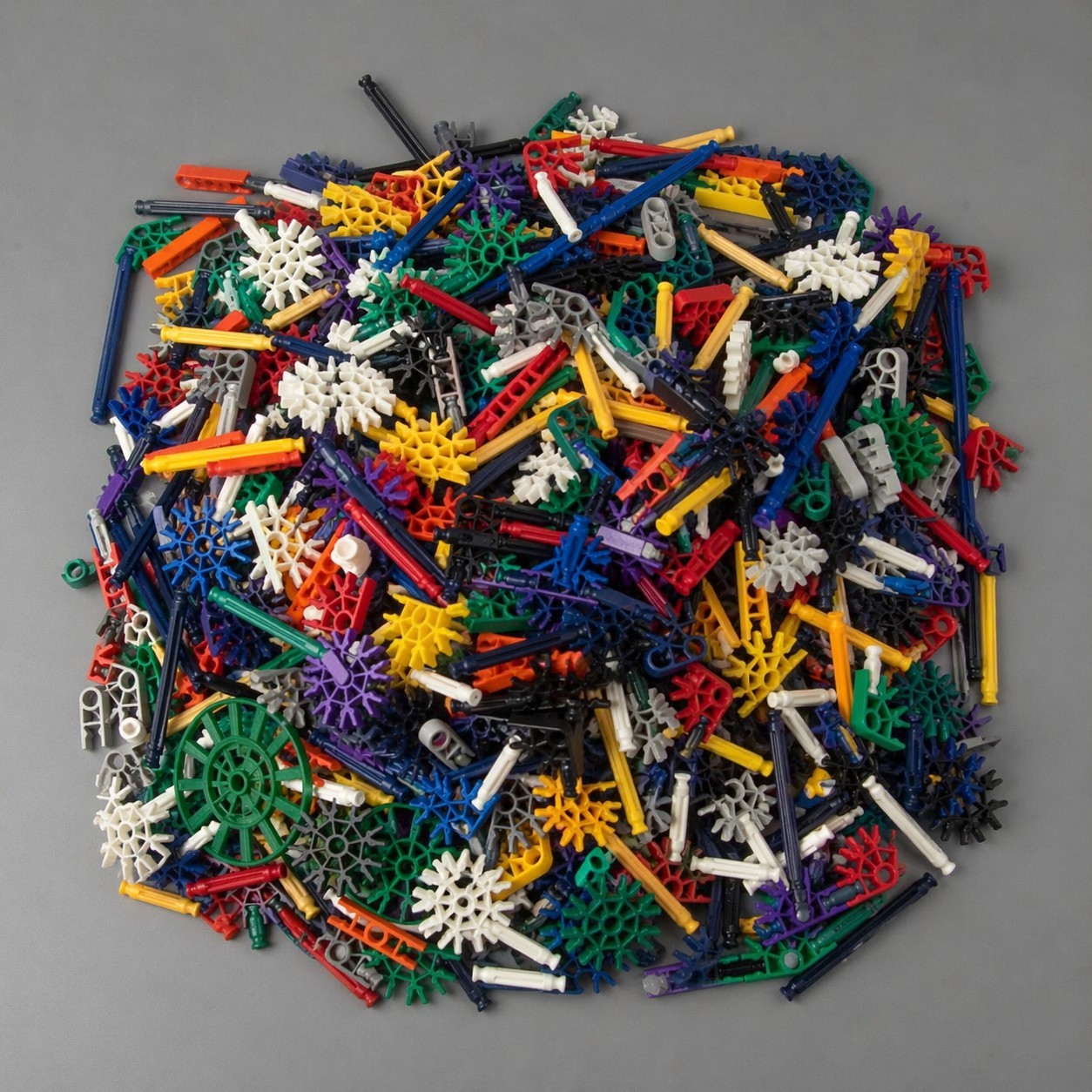 K'NEX 5Lb Bulk Lot Ferris Wheel Roller Coaster Mixed Parts 1990S Vintage 5