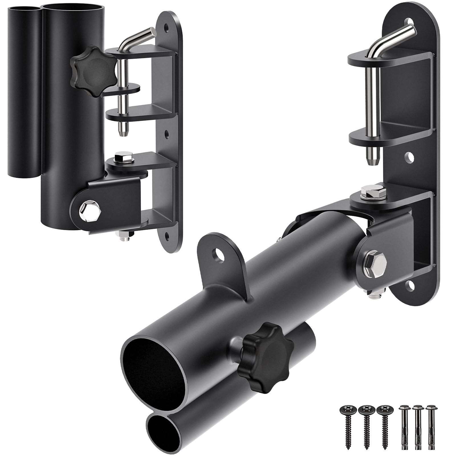 Wall Mount Landmine Attachment for 1" Standard Bar and 2" Olympic Bars - Heav...