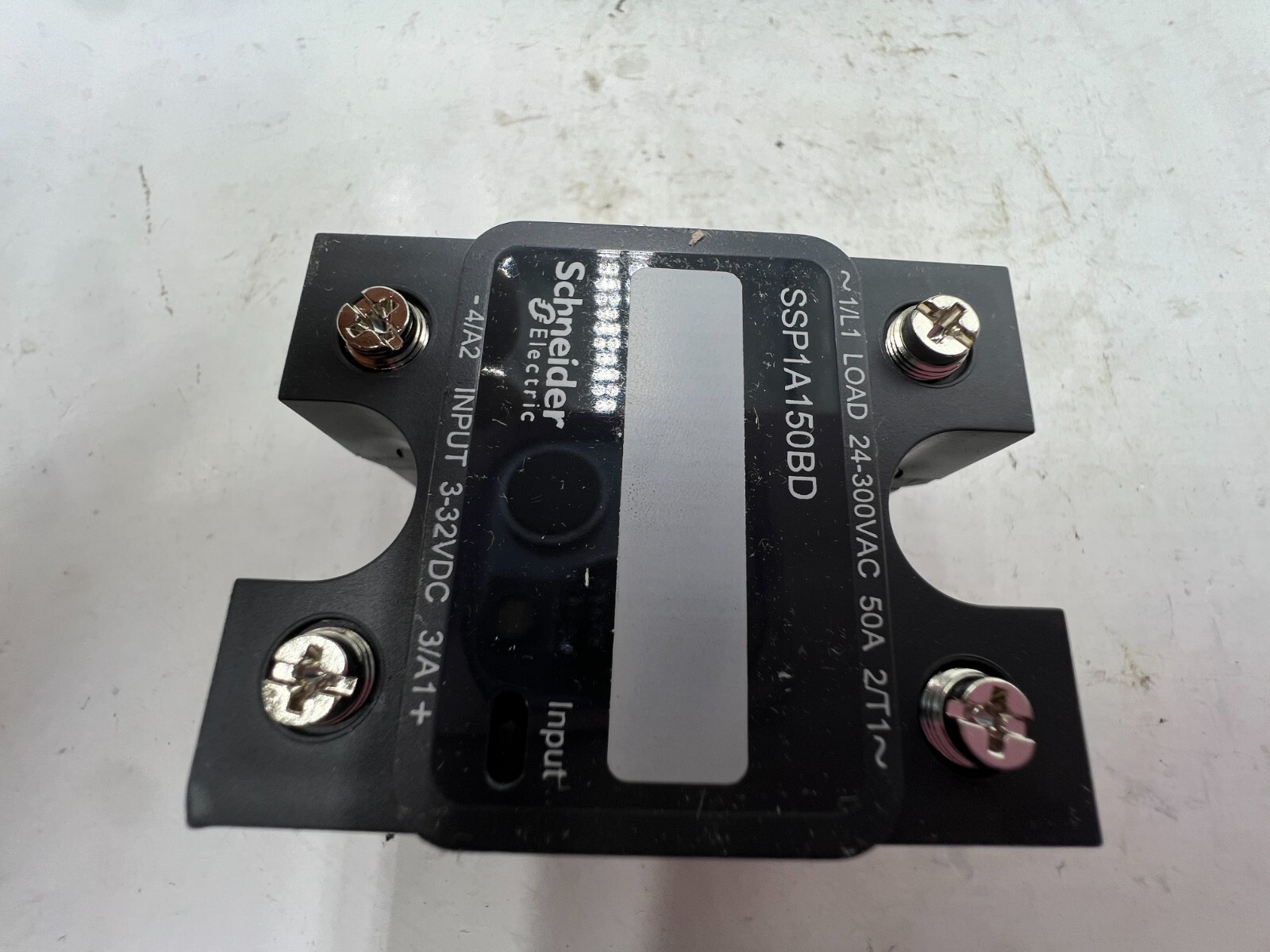 Schneider Electric SSP1A150BD Solid State Relay Panel Mount 50A 300VAC / 3-32VDC