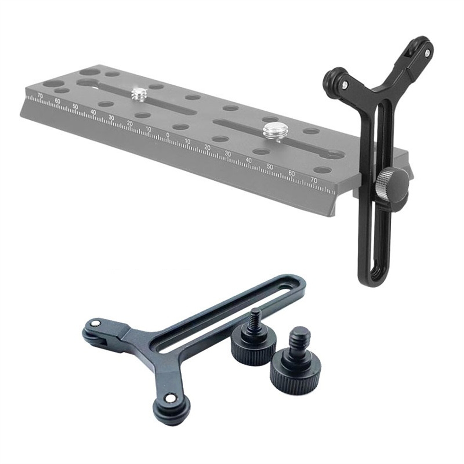 Lens Support Frame Bracket Height Adjustable For DJI Rs3 Gimbal Plate Lens