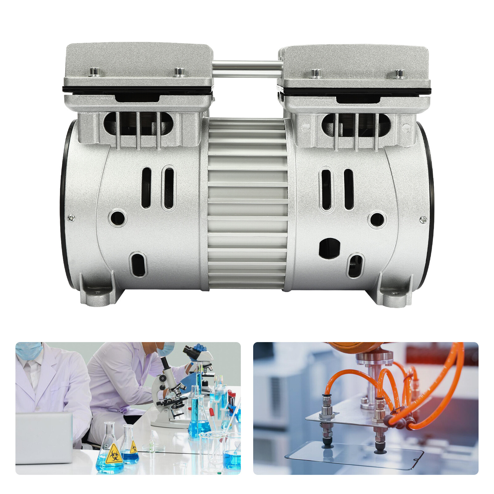 Mute Oill-free Silent Air Pump Compressor Air Oilless Vacuum Pump 1700RPM 550W