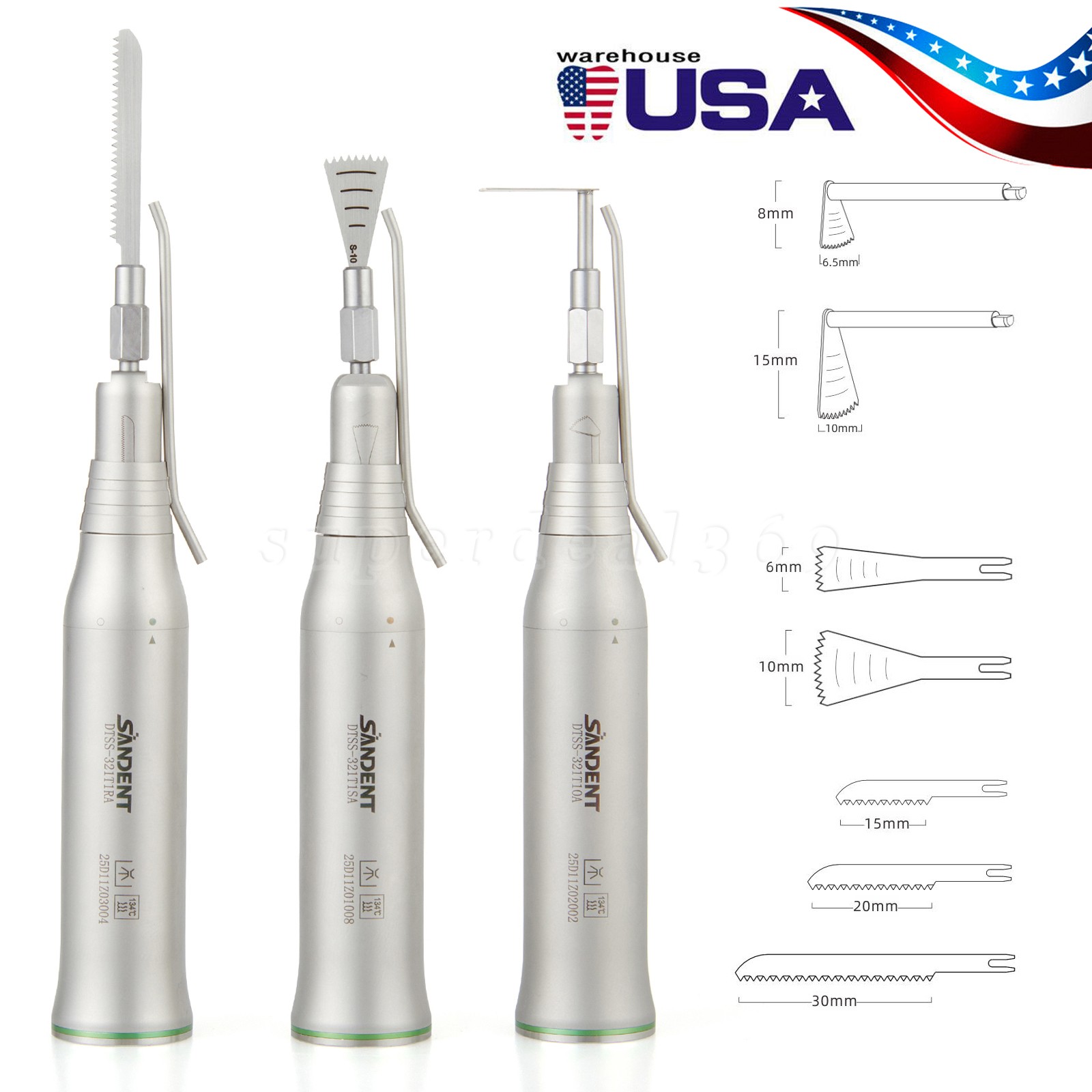 SANDENT Dental Micro Saw Surgical Handpiece Reciprocating Bone Cutting Fit NSK S