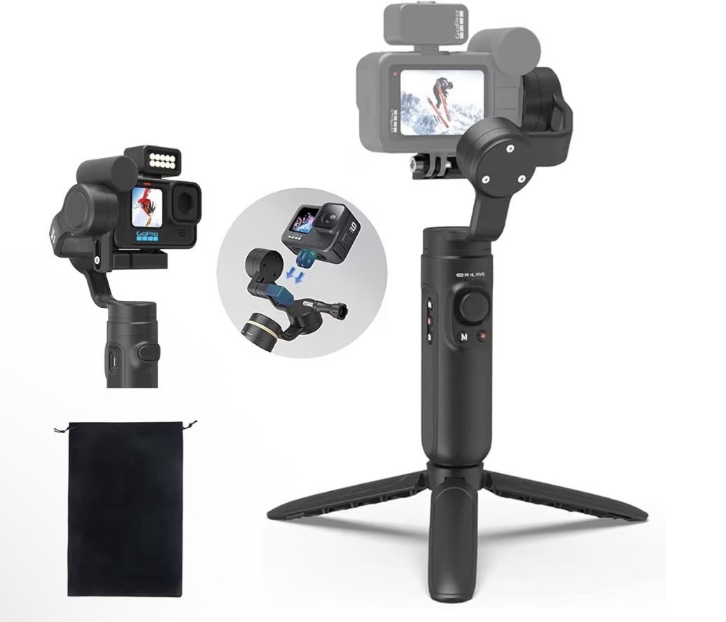 Universal Gimbal Stabilizer for GoPro Hero 10/9/8/7/6/5 Osmo Action