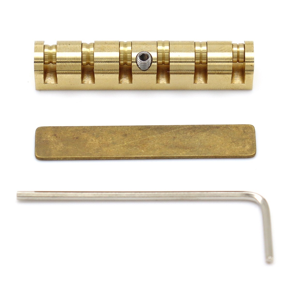43mm Height Adjustable Brass Roller Electric Guitar Nut for LP SG Style Guitars